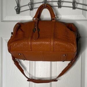 Charles Jourdan Leather Satchel with Crossbody Strap